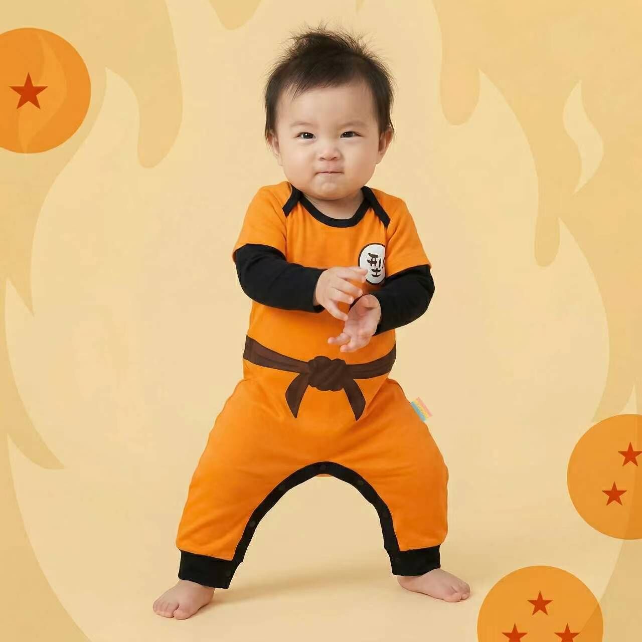 可愛悟空長袖連身衣