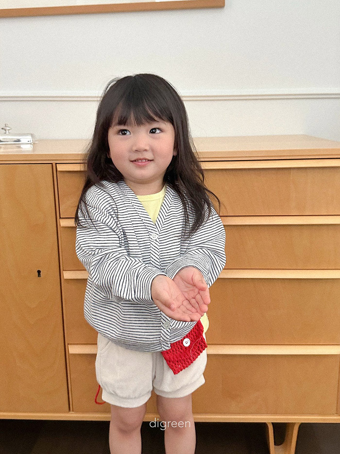 正韓夏Digreenkids 兩色日系條紋防曬外套/冷氣房外套