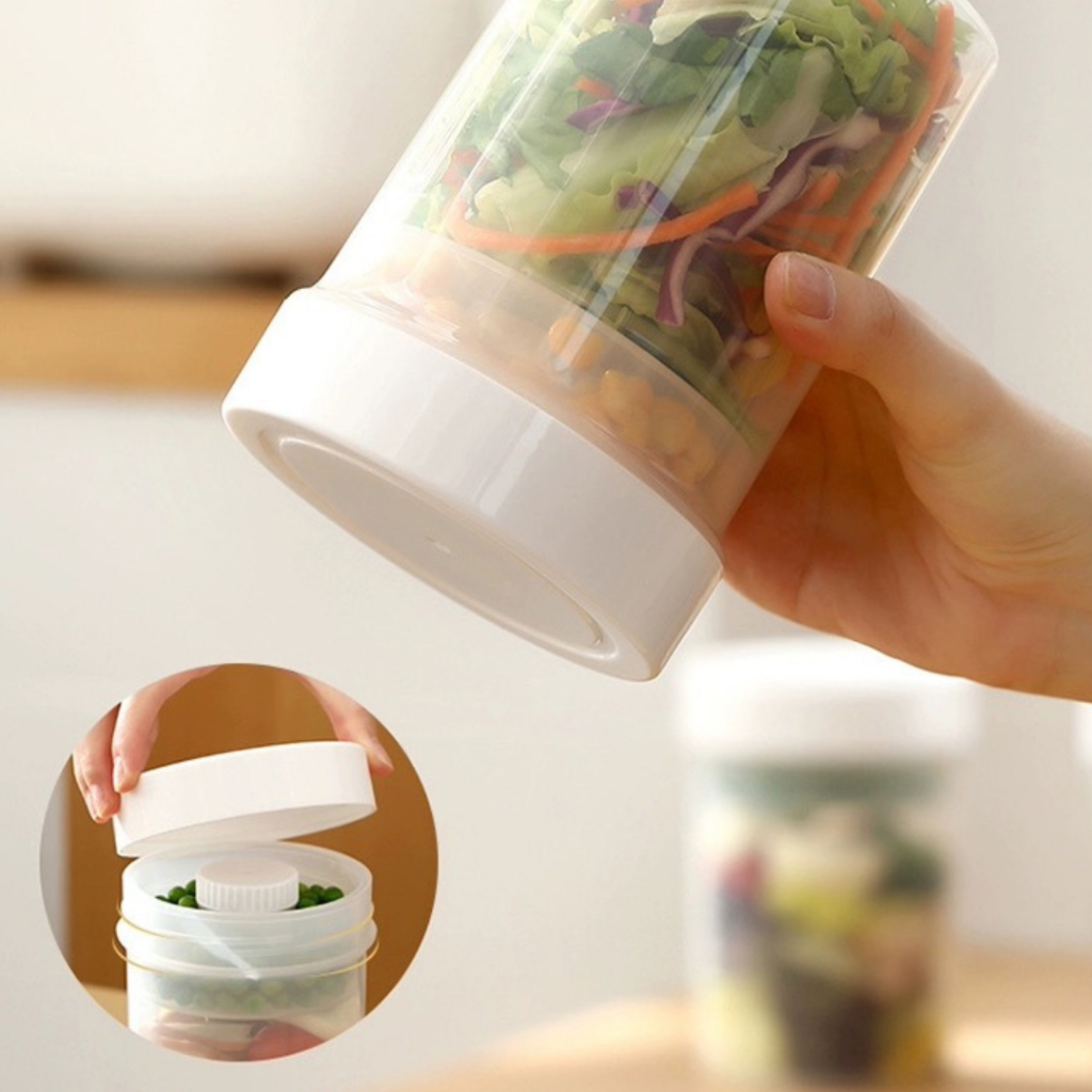 雙層多功能隨行輕食罐