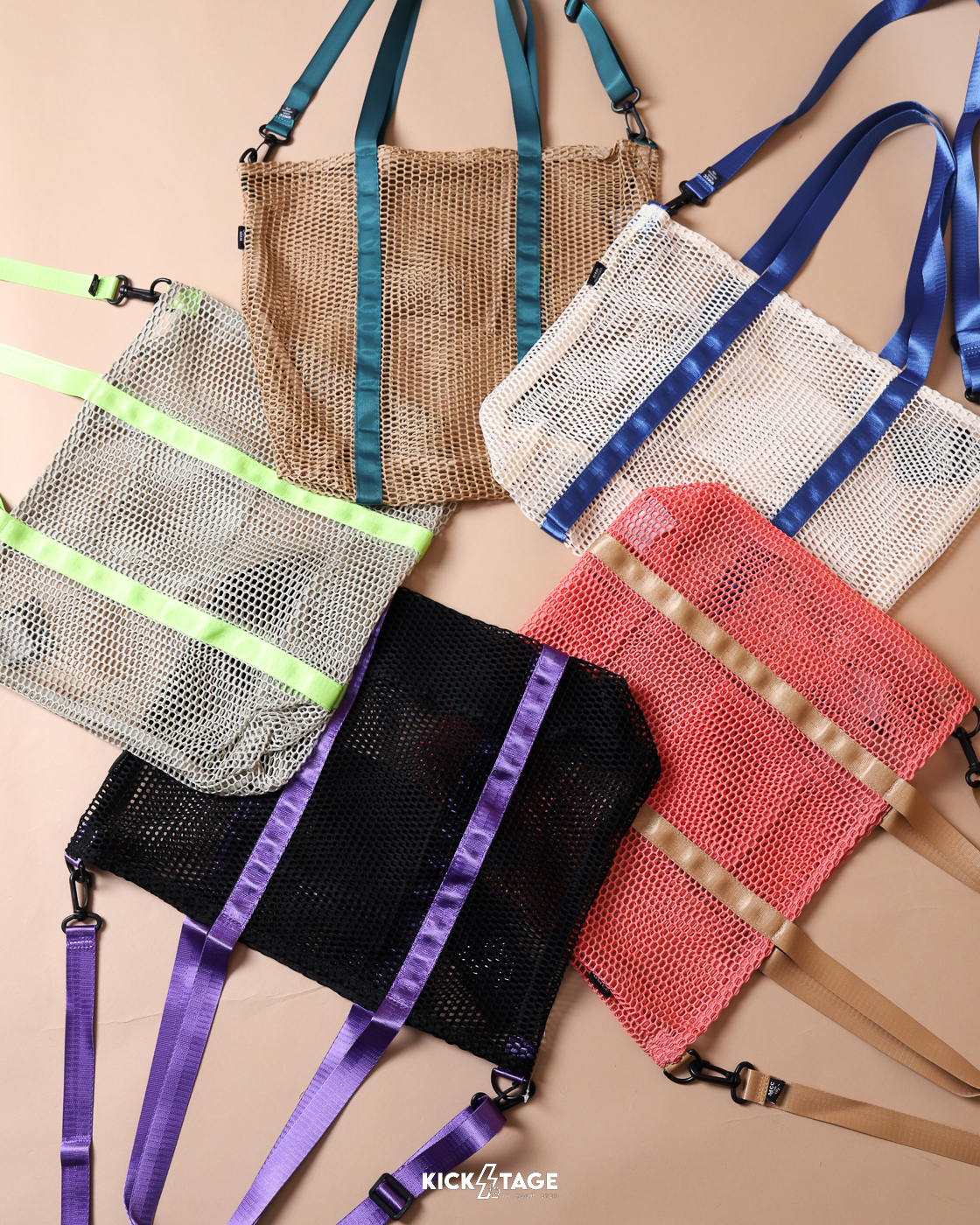 OMCC MESH TOTE2.0 5色 肩帶可拆 可調節背帶 大容量 手提 肩背包 網袋包 托特包【MST0002】