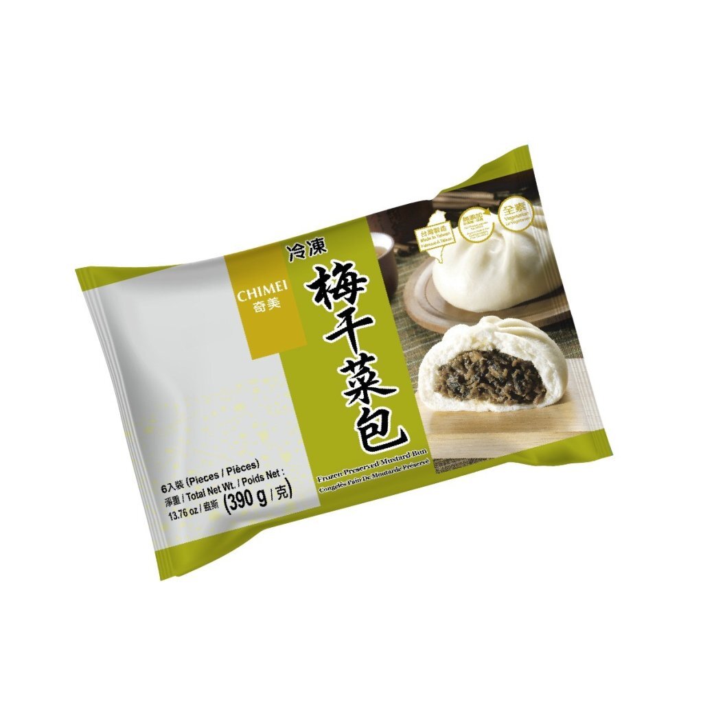 台灣奇美 梅干菜包 (減糖)390g/包（6個裝）