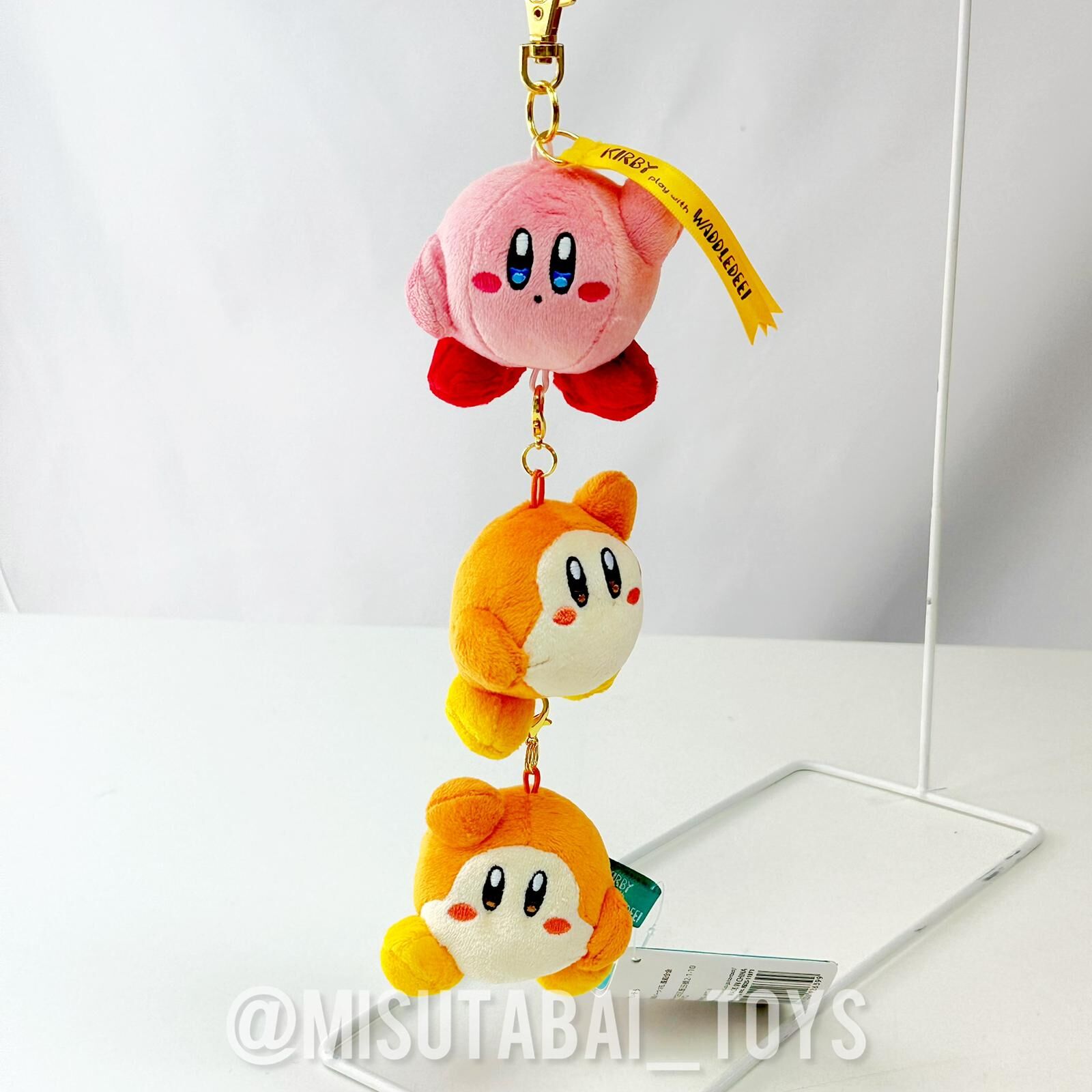 Nintendo San Ei Kirby Plush Keychain KPWW11 Preparation Exercises 126399