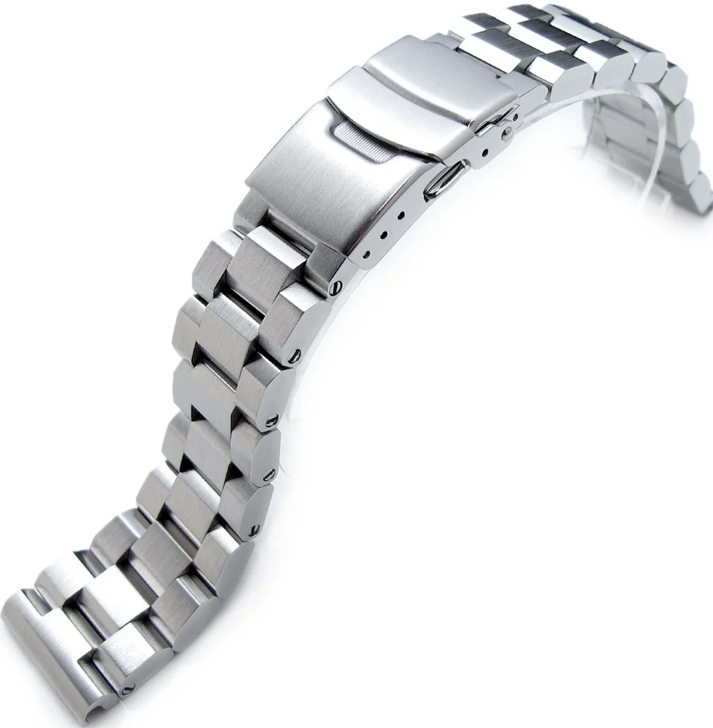 萬年鐘錶 - 太空人錶帶 SEIKO  專用錶帶  22mm 各大品牌皆可使用 凱撒三板式不鏽鋼錶帶  SS221803B040S