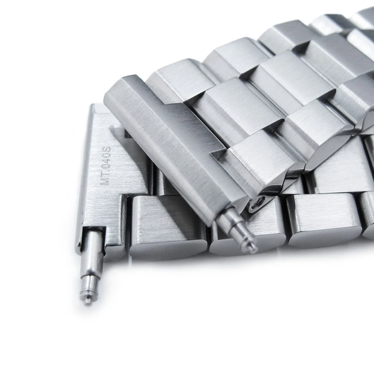 萬年鐘錶 - 太空人錶帶 SEIKO  專用錶帶  22mm 各大品牌皆可使用 凱撒三板式不鏽鋼錶帶  SS221803B040S