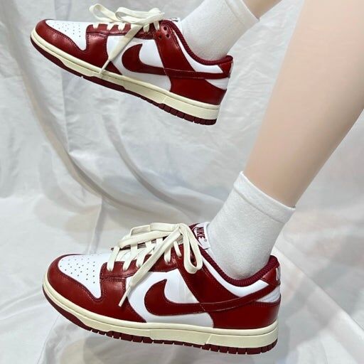 【Luxury】 現貨特價優惠 Nike Dunk Low PRM Team Red FJ4555-100 紅白 女款 酒紅