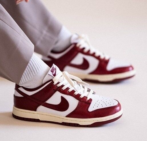 【Luxury】 現貨特價優惠 Nike Dunk Low PRM Team Red FJ4555-100 紅白 女款 酒紅