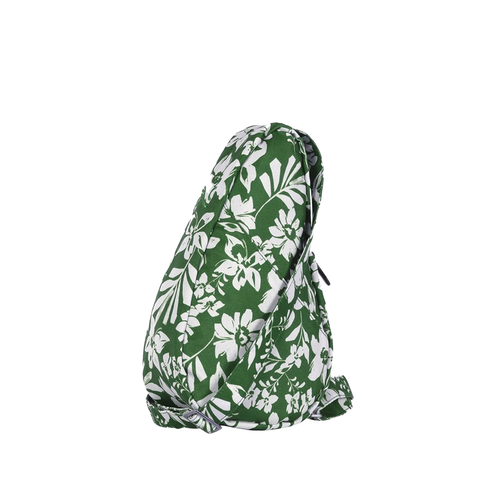 印花系列RECYCLED PRINT SLING 斜背包-原野綠