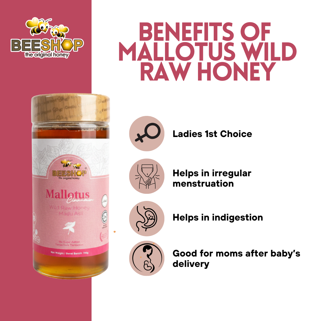 MALLOTUS WILD RAW HONEY (HALAL)