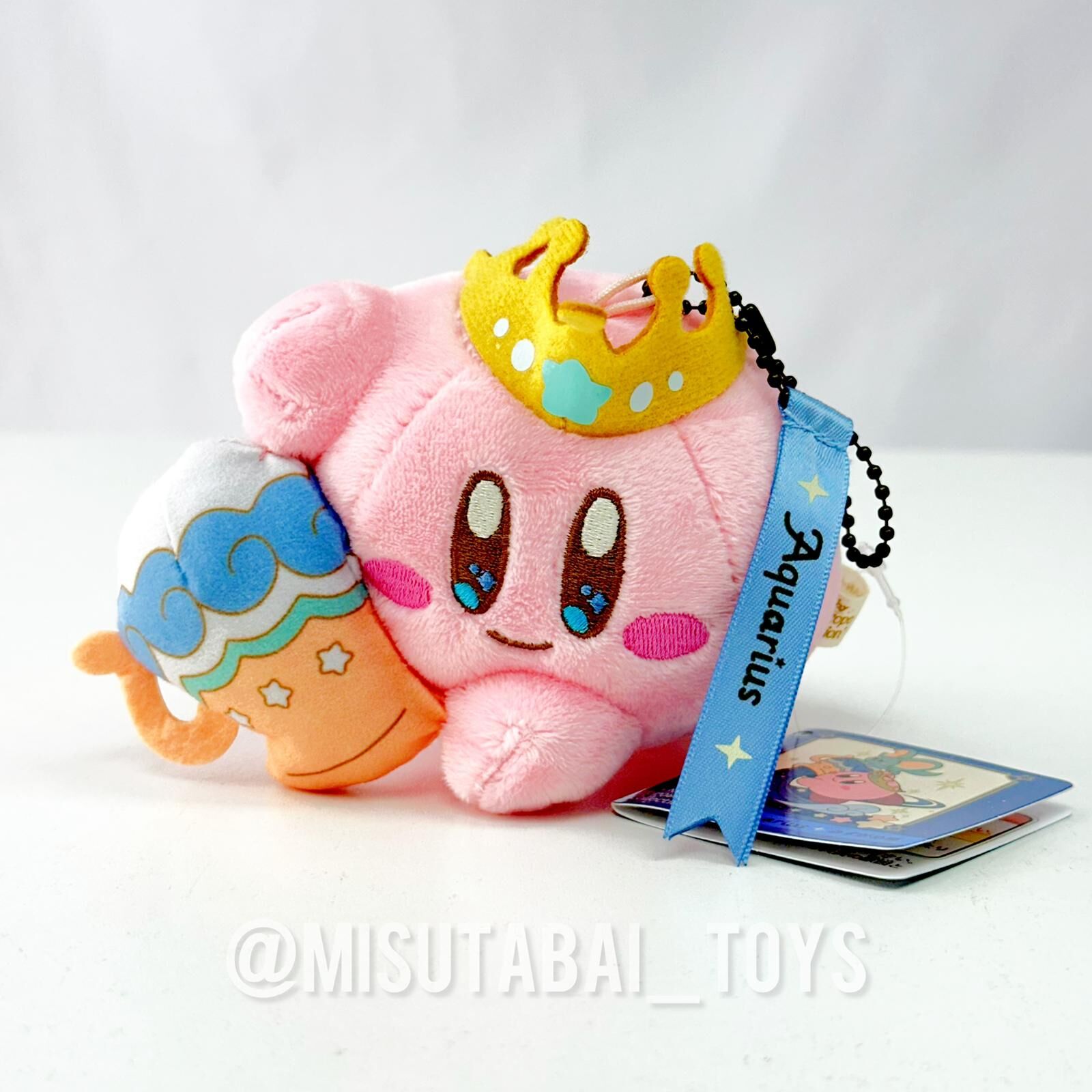 Nintendo San Ei Kirby Plush Keychain Horoscope HC11 Aquarius 125743