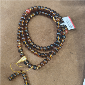 0414gz06-GZday1-撫順琥珀4月-撫順藥珀項鏈8m（A6）