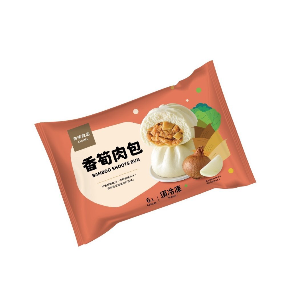 台灣奇美 香筍肉包390g/包（6個裝）