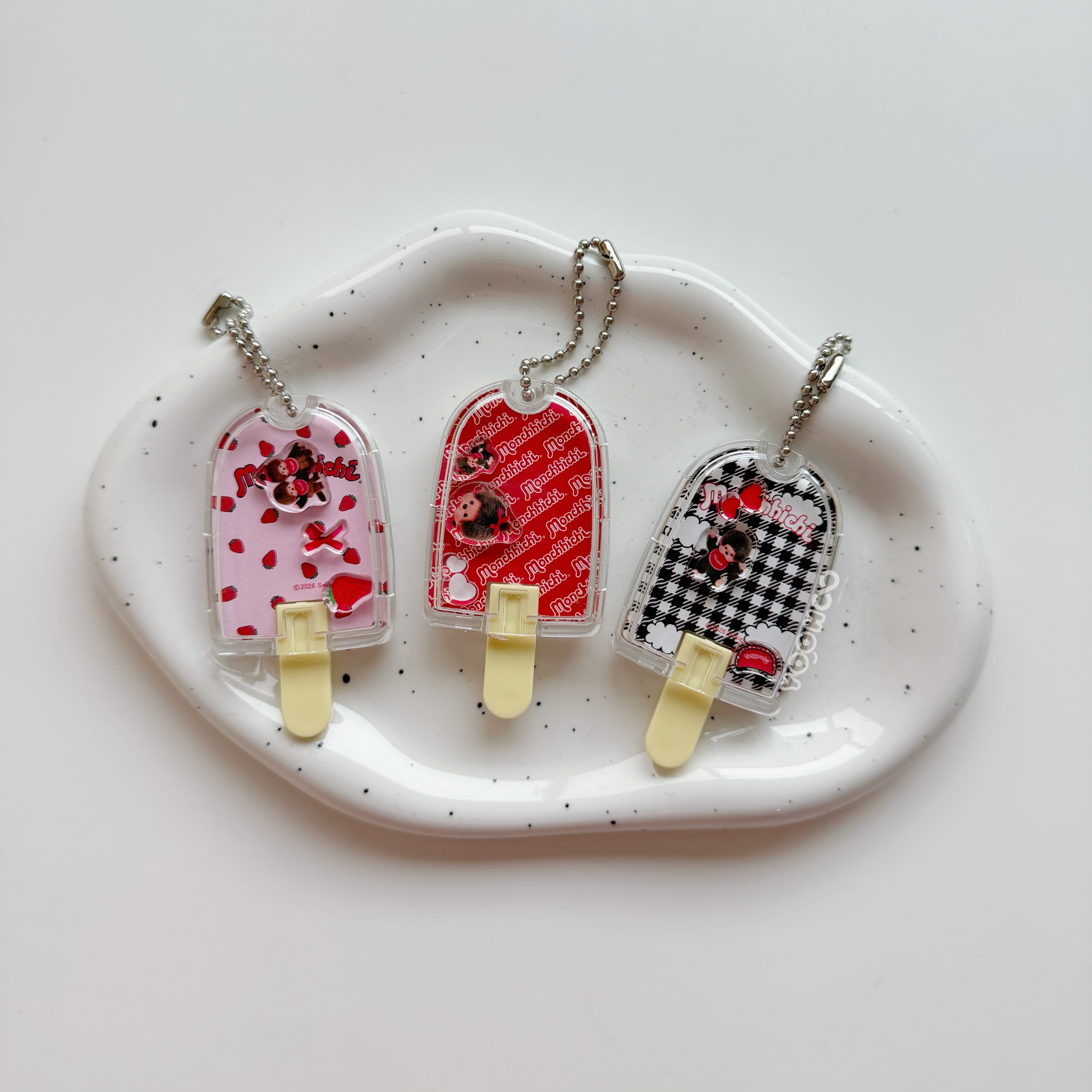 預購┃日本製 Monchhichi 夢奇奇 蒙奇奇 糖果 冰棒 吊飾