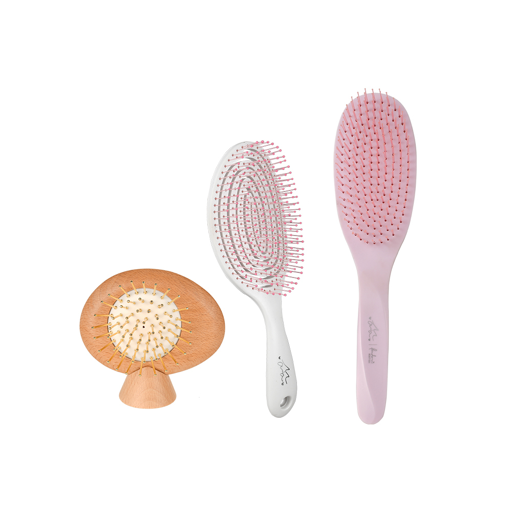 【Maria溫柔時光組】喚顏梳 + 大彈性梳 + 光澤光感梳