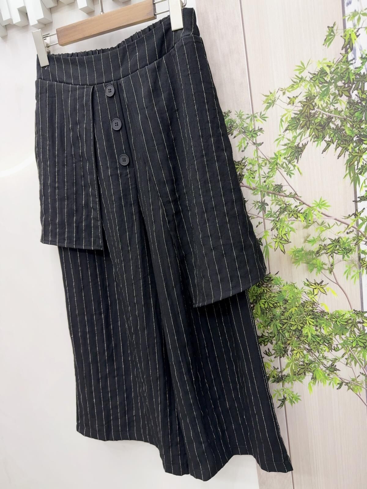 韓國型格直條褲~158T