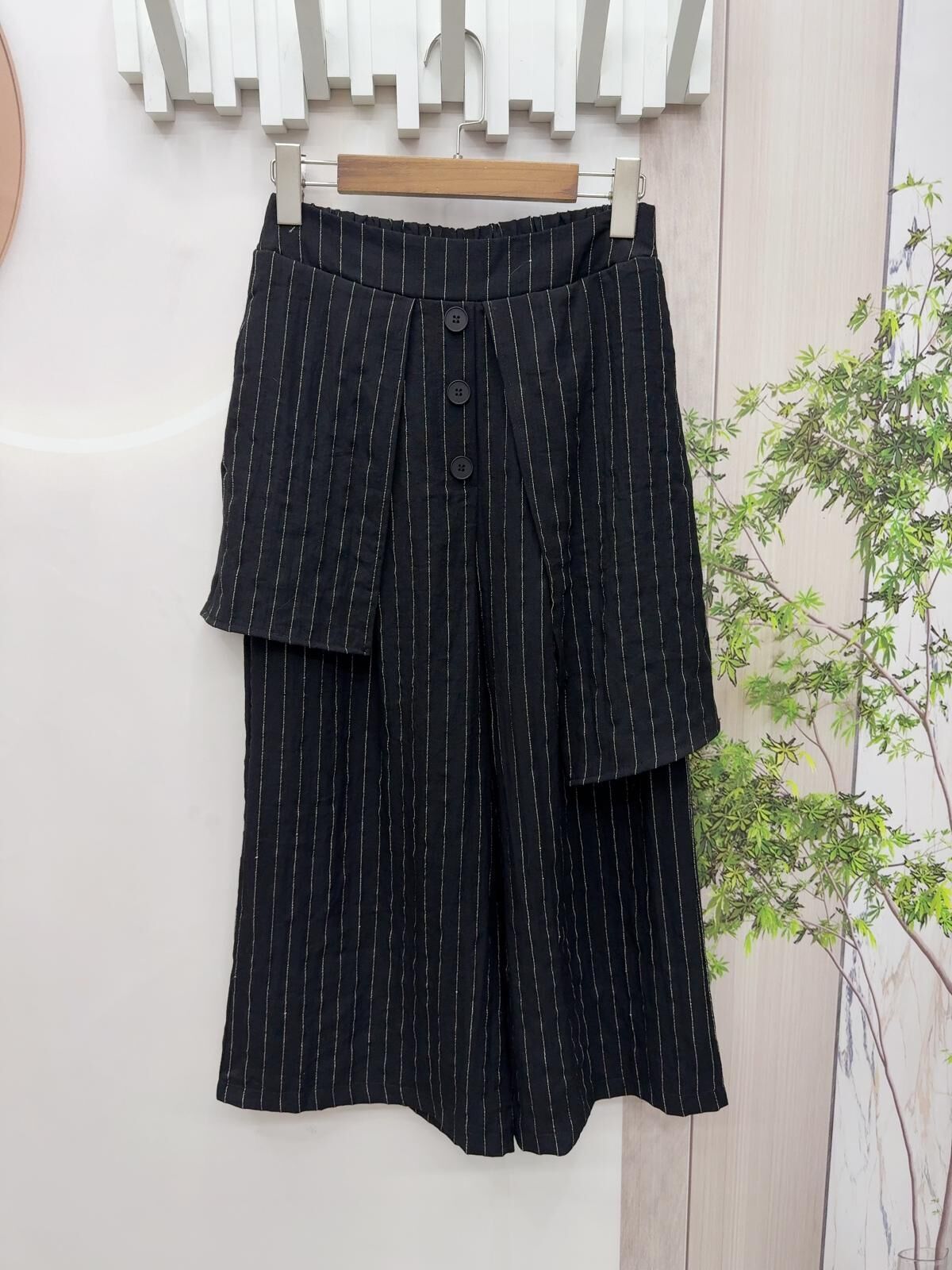韓國型格直條褲~158T