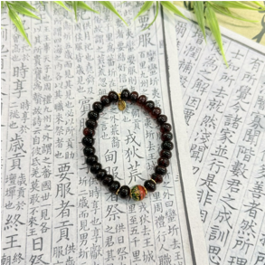 0414gz17-GZday1-撫順琥珀4月-撫順血珀內繪設計款手串9m（A17）