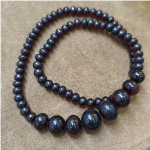 0414gz18-GZday1-撫順琥珀4月-撫順龍滴血塔鏈14-7m（A18）