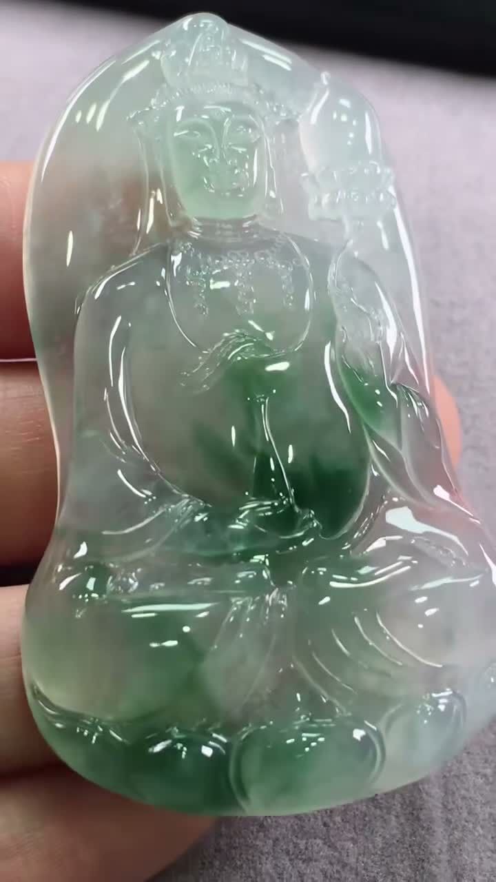 328313 翡翠素衣觀音