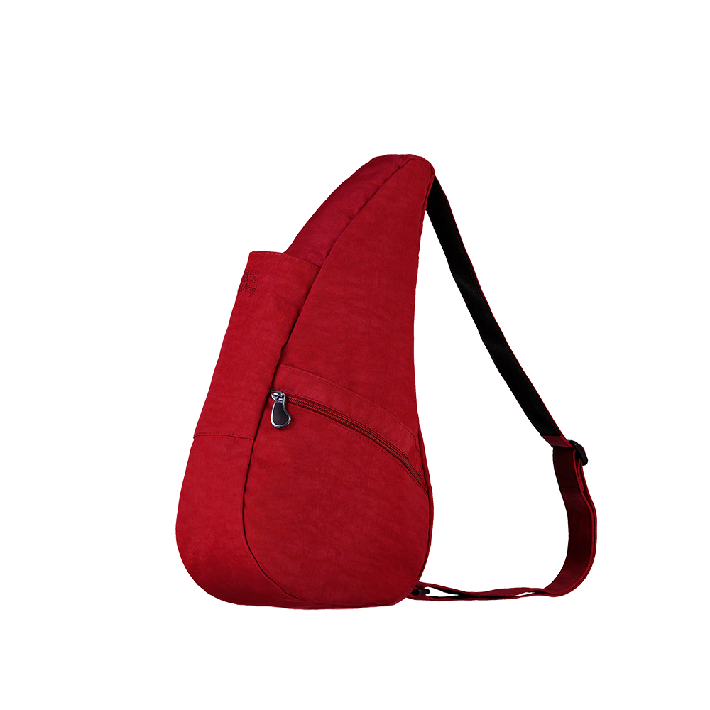 基本款 TEXTURED NYLON SMALL 斜背包-緋暮紅