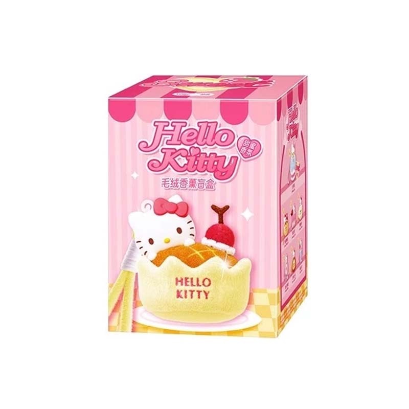 【盲盒】MINISO Hello kitty 甜蜜工坊毛絨香薰盲盒 吊飾 盲盒 KA24-01 [台灣現貨]