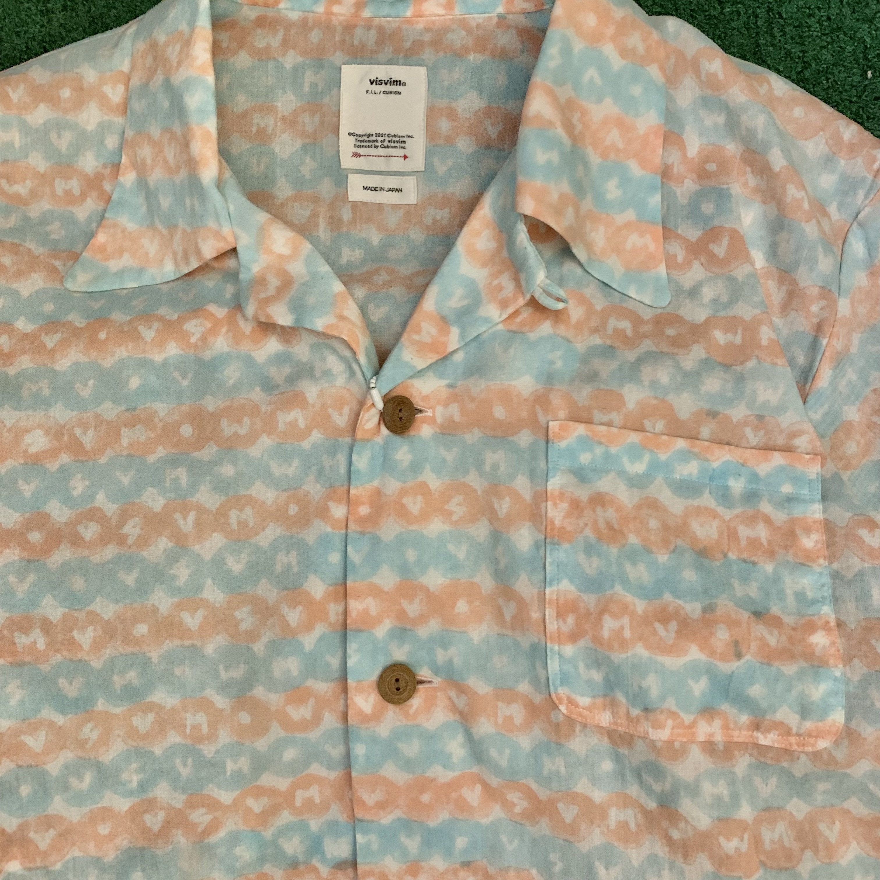ON SALE: VISVIM ELLERY SHIRT S/S HAVELI - PINK SIZE 2 IN STOCK NOW (現貨發售中)