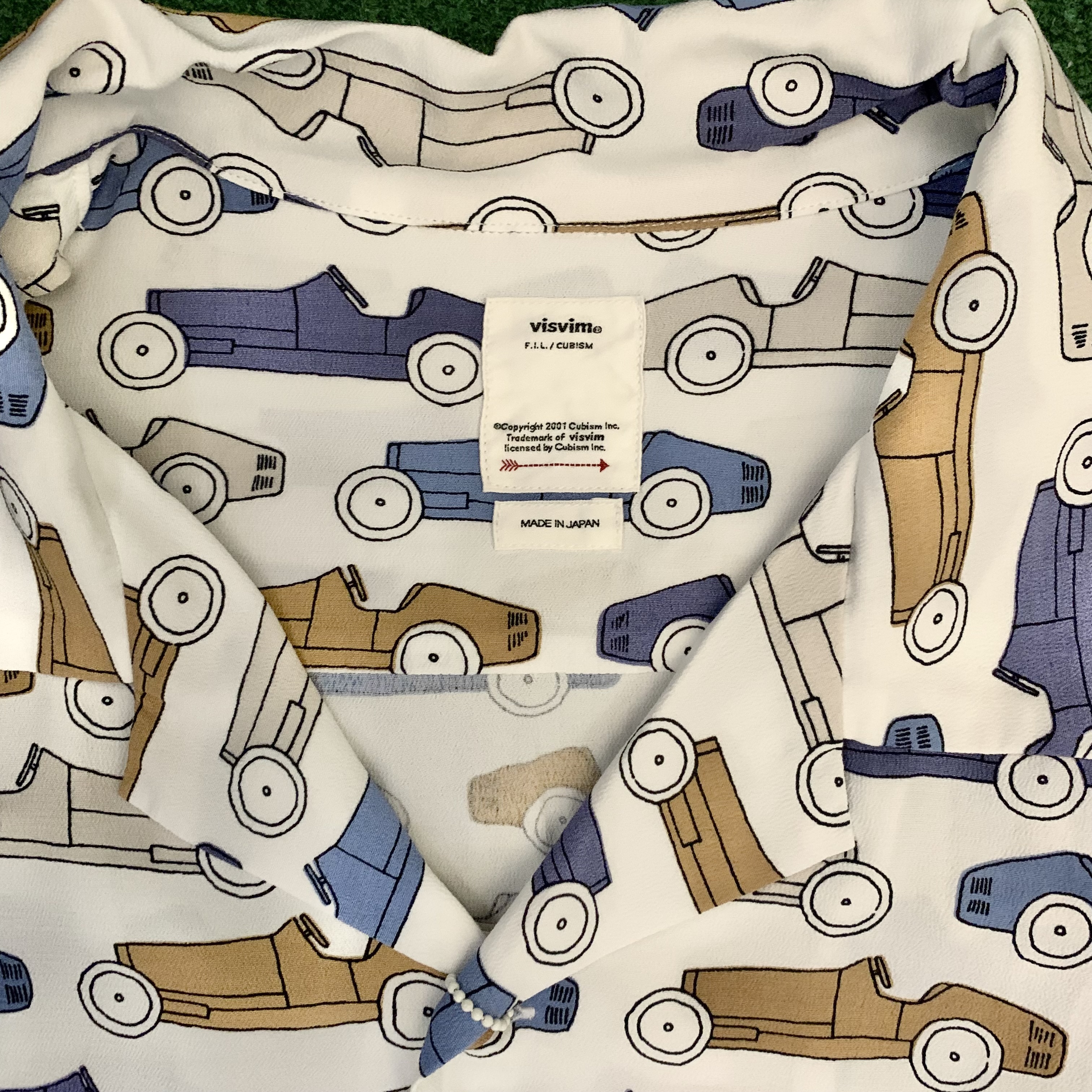 VISVIM CABAN SHIRT S/S OPEN WHEELER - WHITE SIZE 5 IN STOCK NOW (現貨發售中)