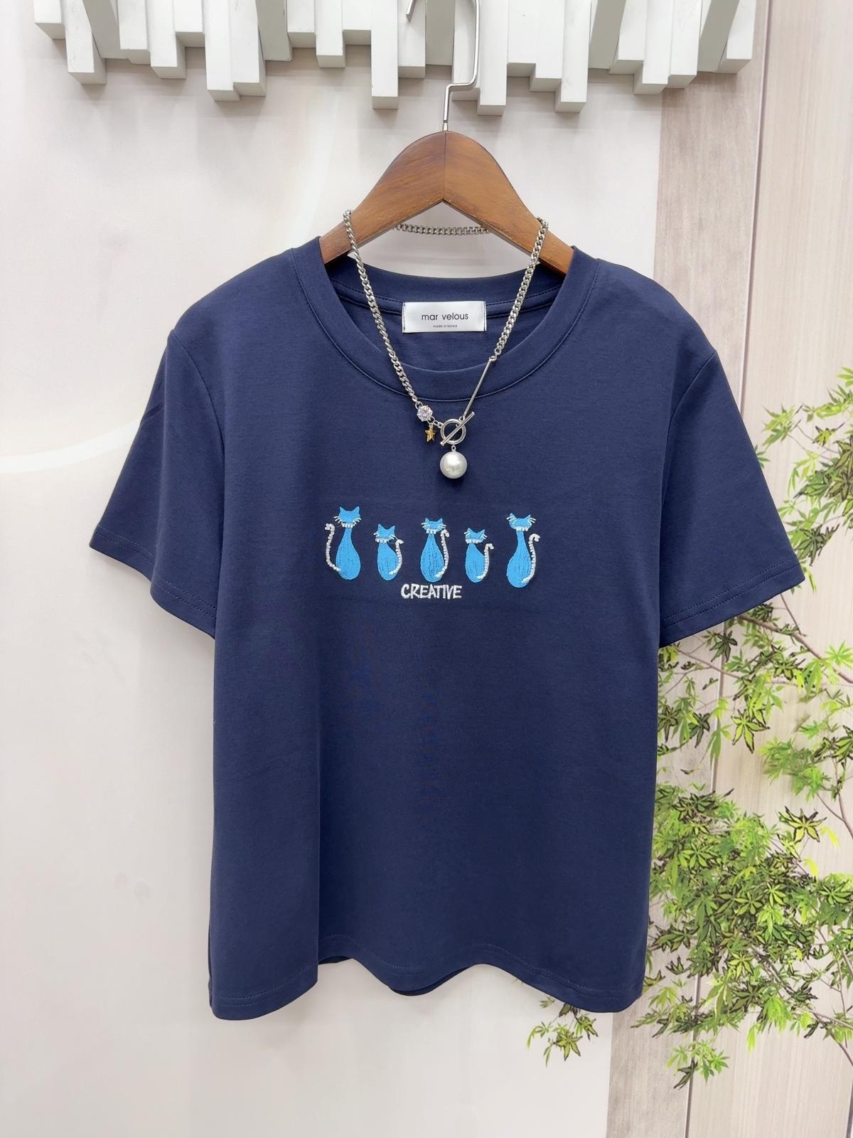 韓國貓圖案top ～158F