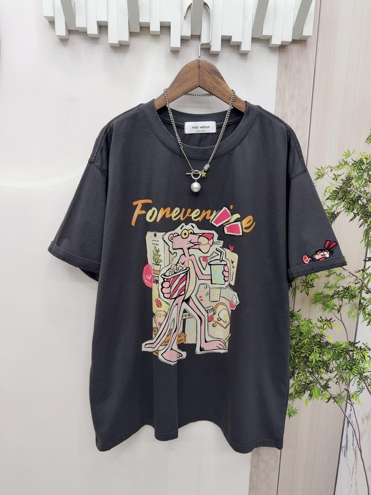 韓國公仔圖案top ～158G