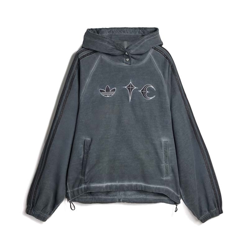 adidas x Thug Club Sweat Hoodie 聯名 連帽上衣 帽T 水洗黑色 KF6587 [台灣現貨]