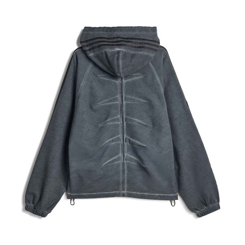 adidas x Thug Club Sweat Hoodie 聯名 連帽上衣 帽T 水洗黑色 KF6587 [台灣現貨]