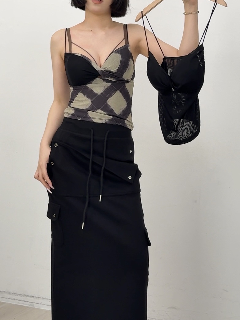 B121性感設計胸墊上衣