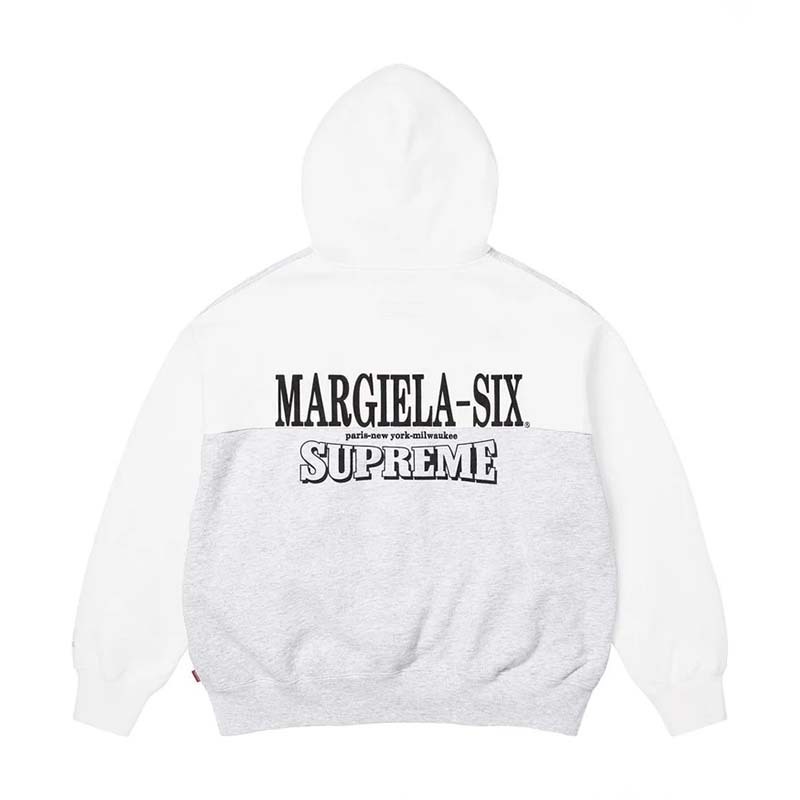 Supreme X MM6 Maison Margiela Eagle Zip Up Hooded 聯名 拉鍊 老鷹 連帽外套 灰白色 SS26SW6-AY [台灣現貨]