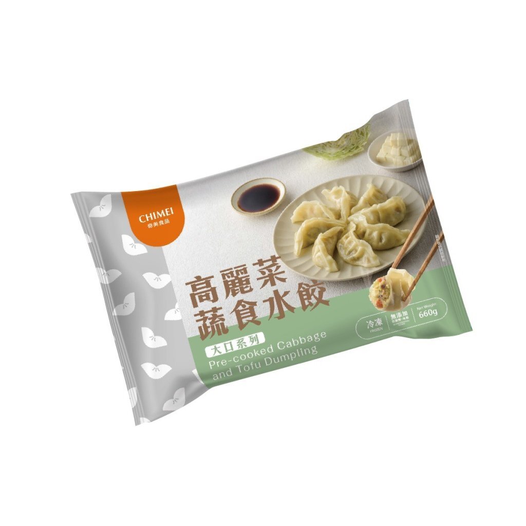 台灣奇美 高麗菜豆腐餃 660g/包（30個裝）