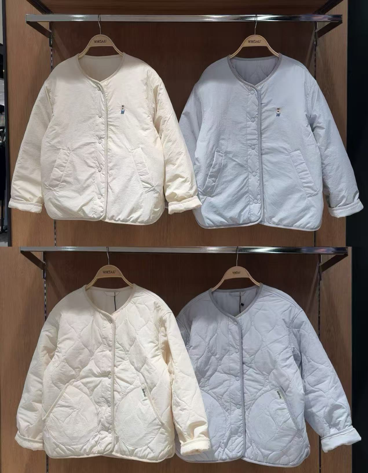 【直播】 WHO.A.U LX041451 雙面絎縫外套