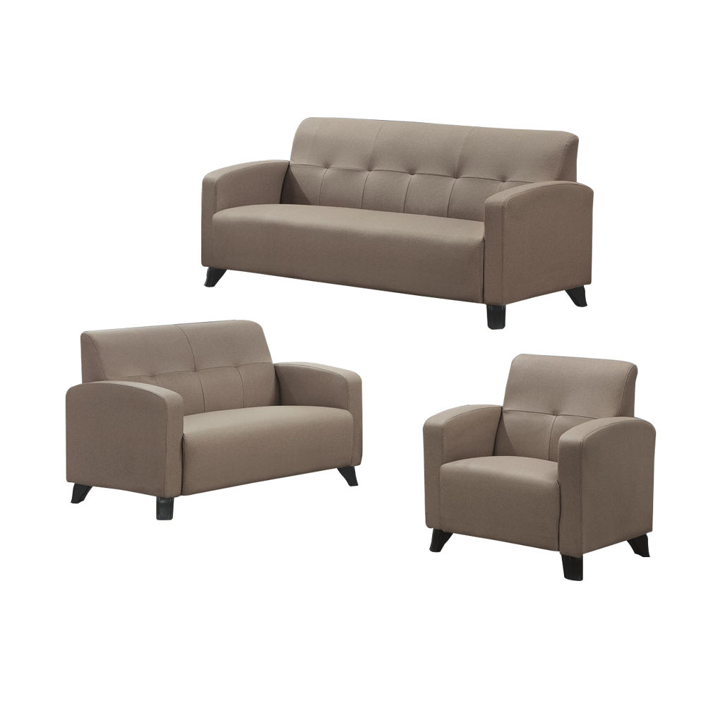 柏蒂家居-斯麥格布紋皮沙發椅組合(1+2+3人座)