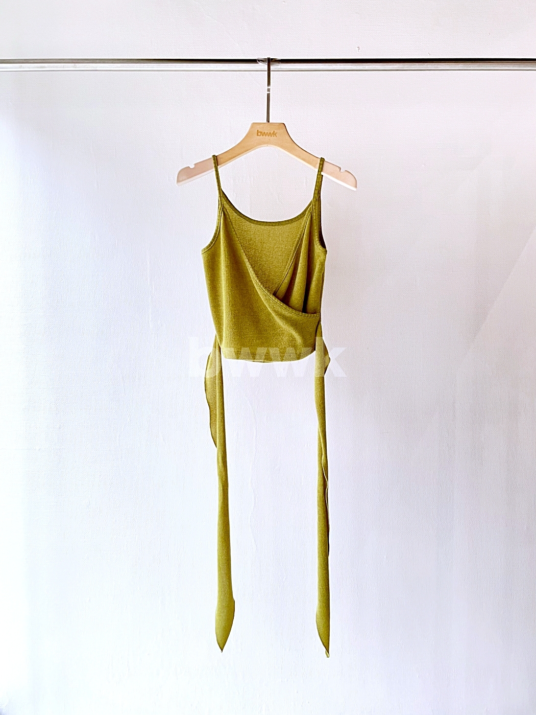 交叉綁帶針織背心