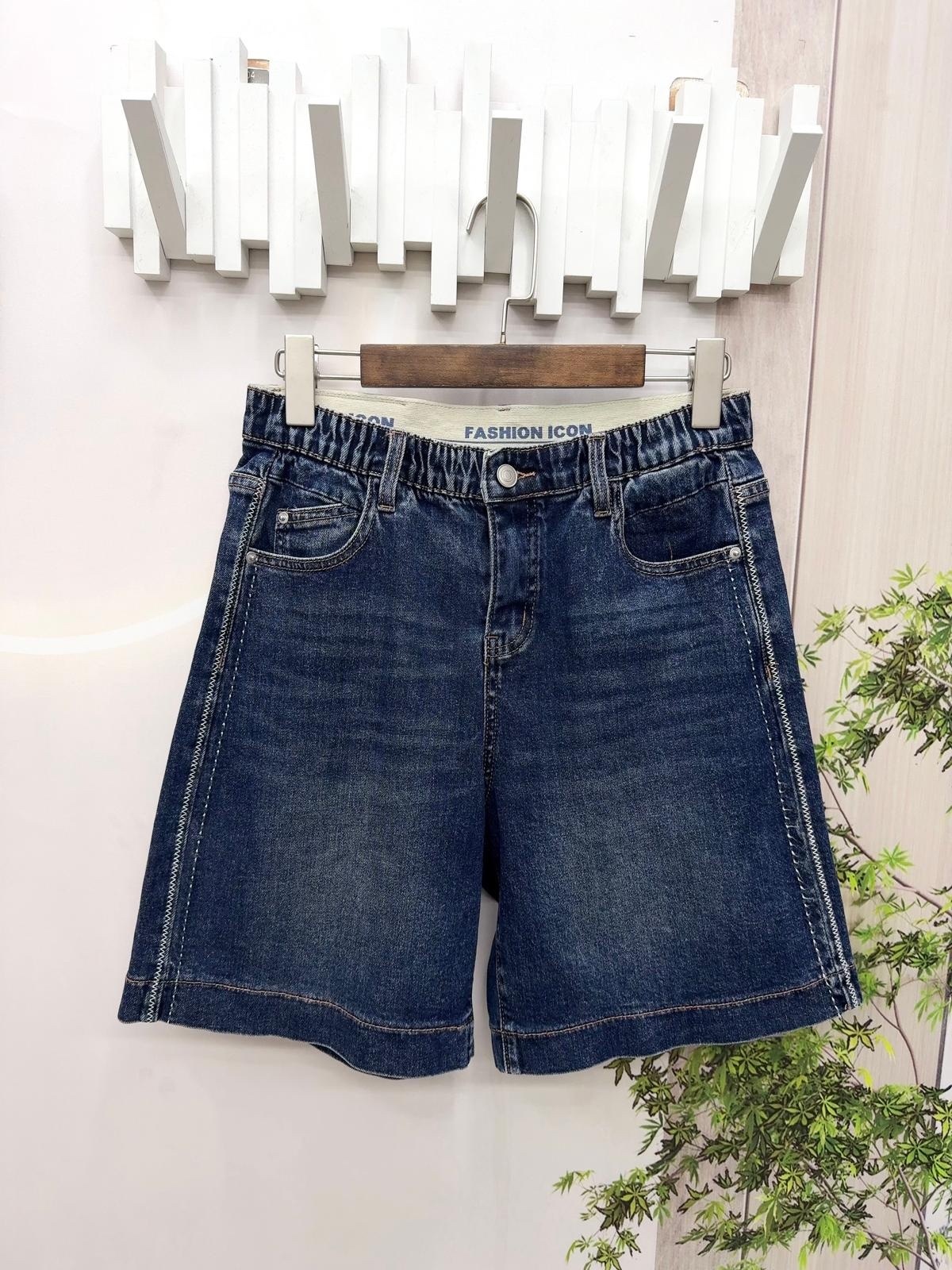 韓國型格牛仔短褲～158S