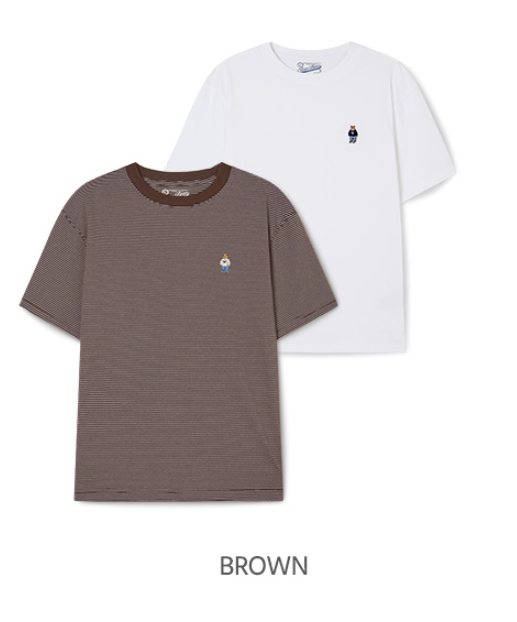 【直播】 WHO.A.U LX041417  細條紋T-shirt