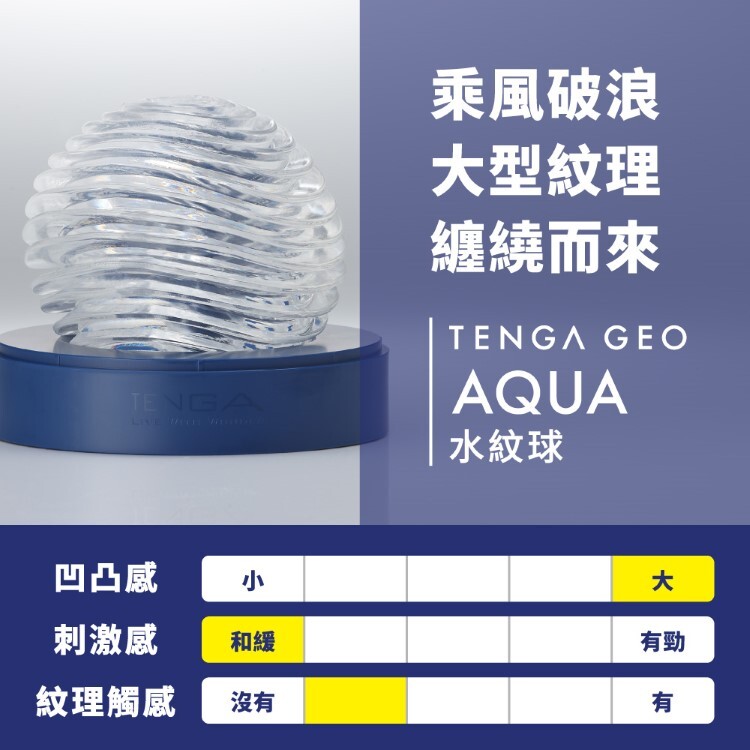 TENGA GEO 探索球 重複性使用飛機杯