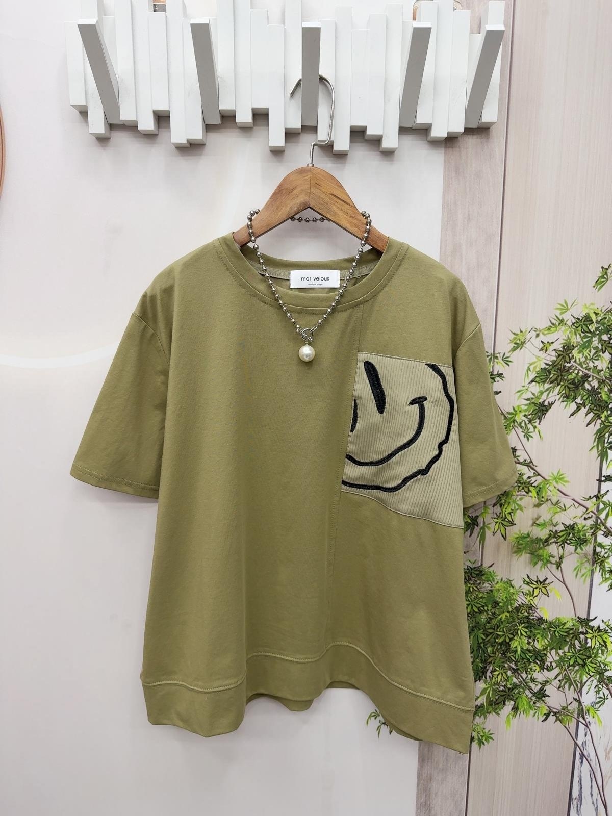 韓國哈哈笑圖案top ～158Z