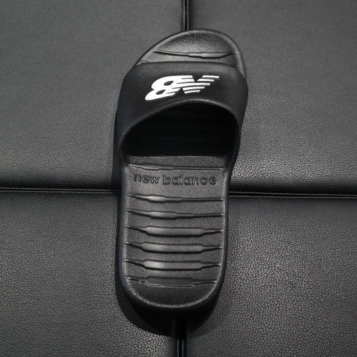 【Luxury】 現貨出清特價優惠 New Balance NB拖鞋 男女 防水 拖鞋 涼拖鞋 黑 SUF100BK-D