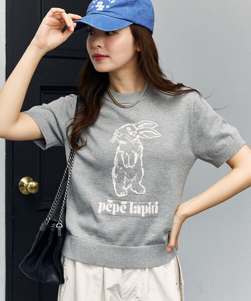 PUBLUX / Rabbit Summer Knit Top
