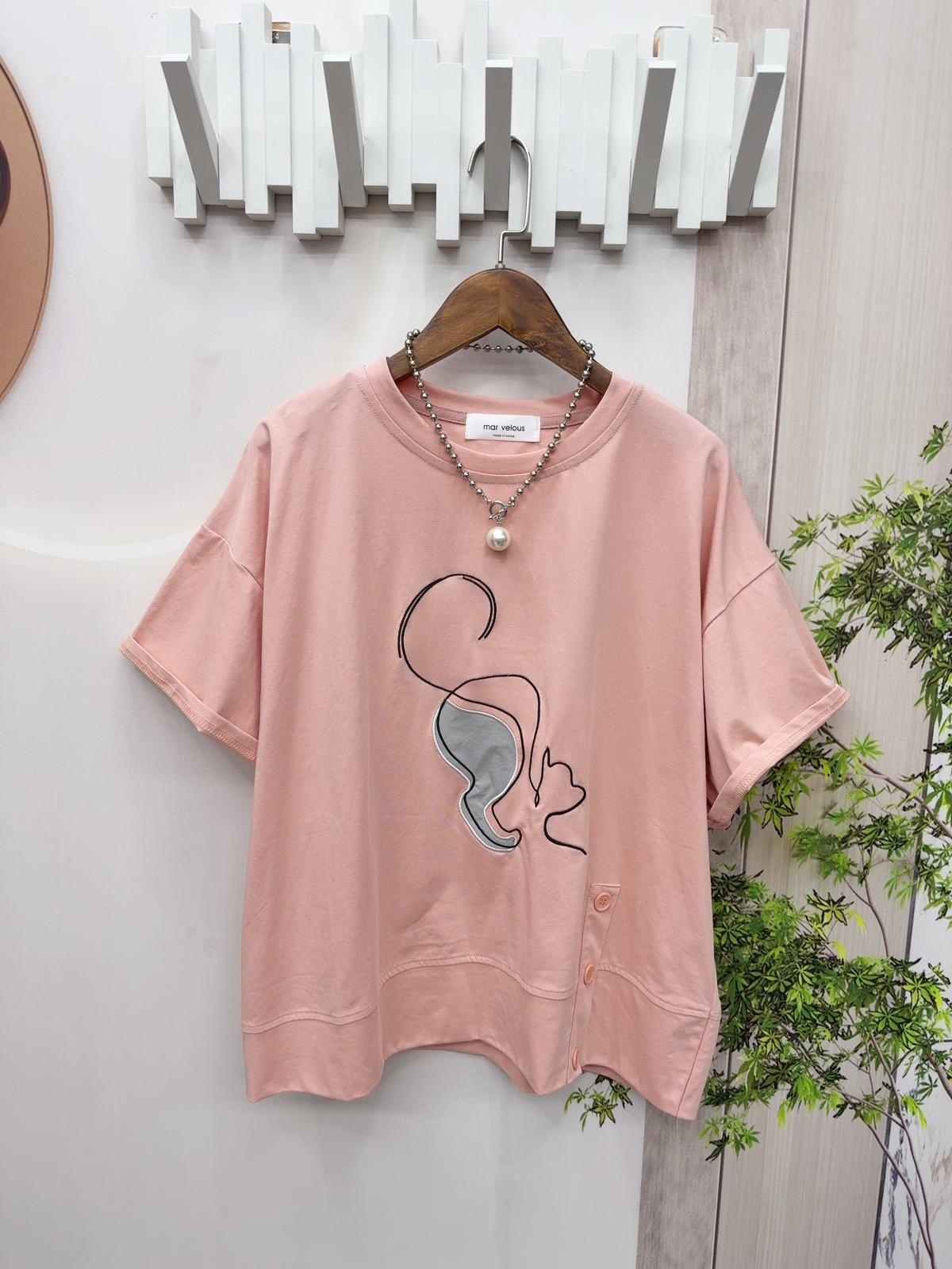 韓國貓圖案top ～158AC