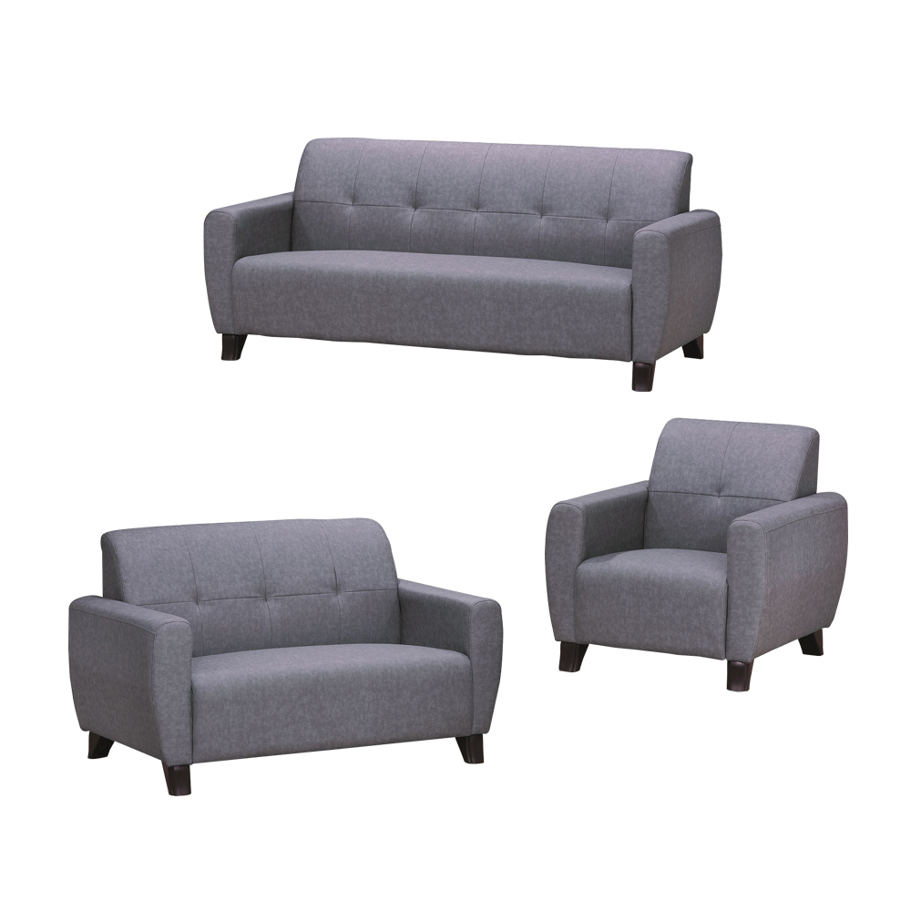 柏蒂家居-艾瑞爾貓抓皮沙發椅組合(1+2+3人座)