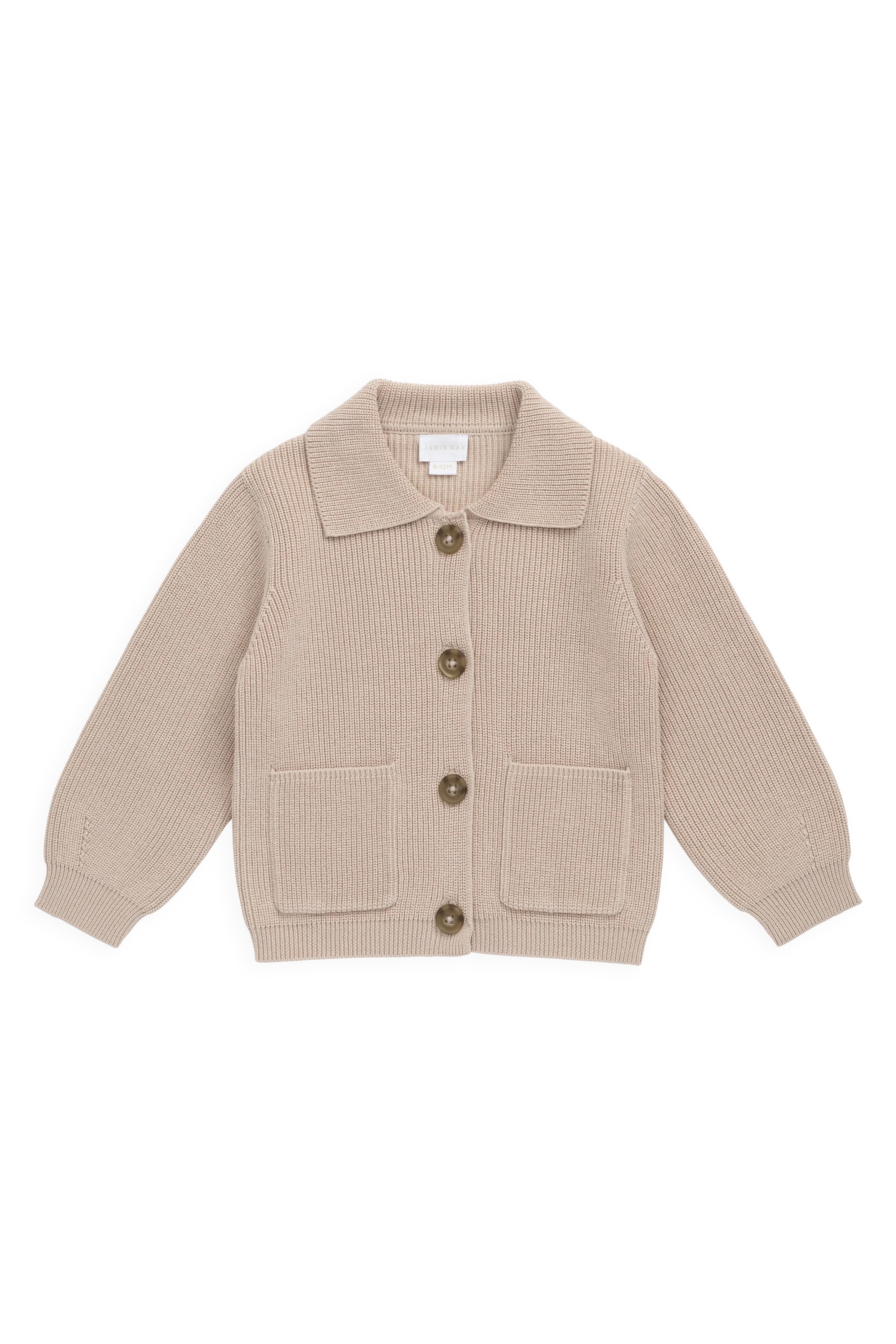 【預購】JAMIE KAY -Ford Knit Jacket（Sand）