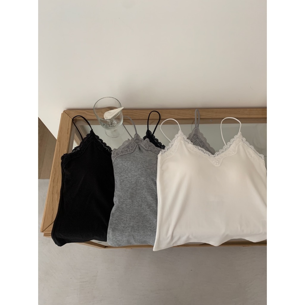 A28 質感蕾絲V領罩杯小可愛 #8530