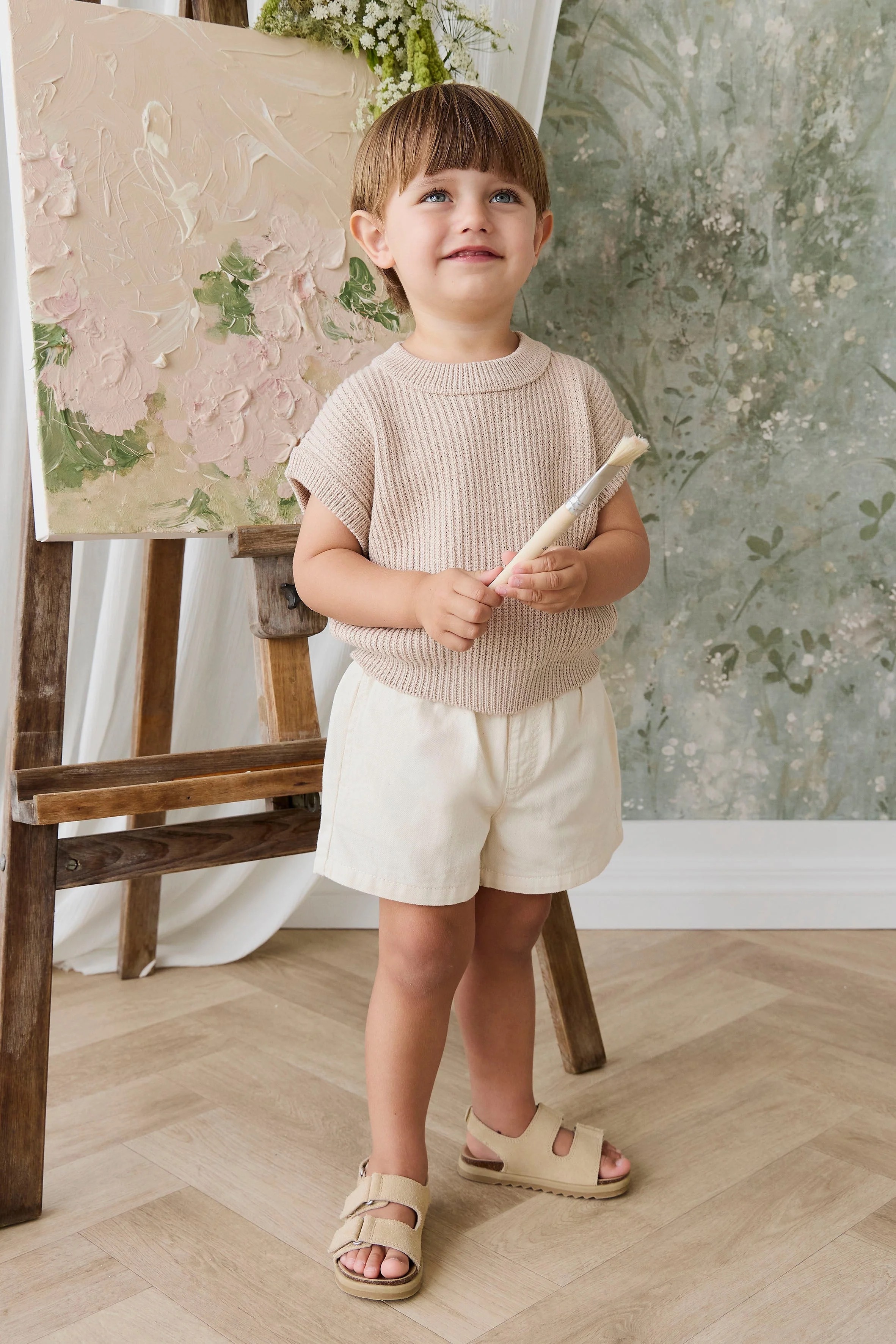【預購】JAMIE KAY -Virgil Knit Vest（Sand）