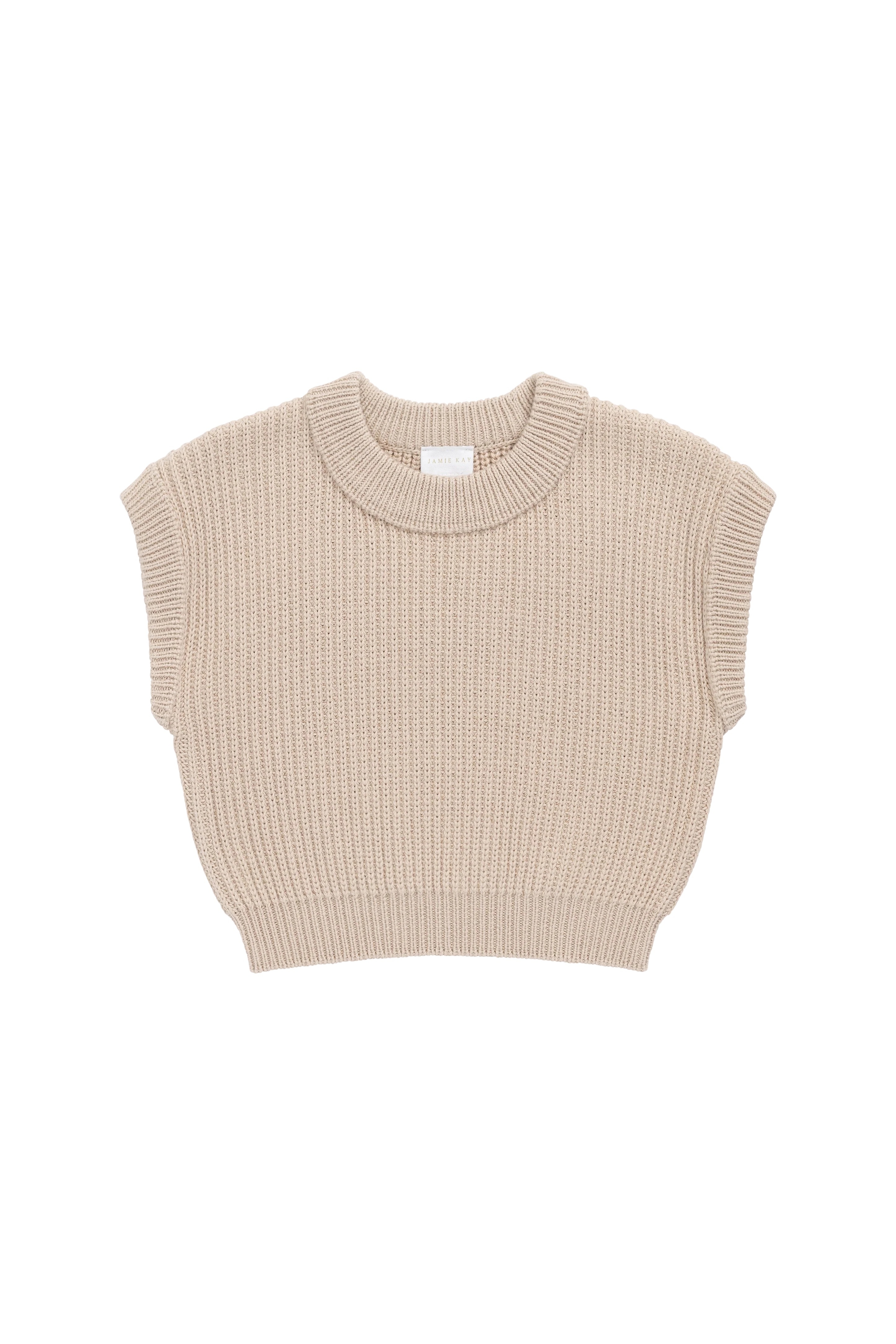 【預購】JAMIE KAY -Virgil Knit Vest（Sand）