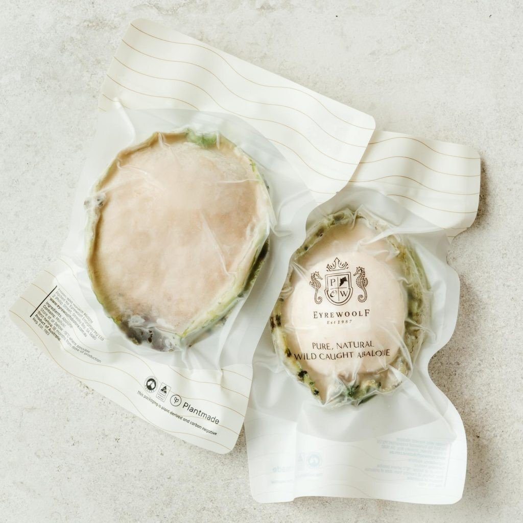 澳洲Eyrewoolf 一級野生青邊鮑 1-2 隻/磅, 約230-300g/隻