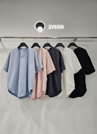 YE002 2yeon 圓領圓腳百搭TEE